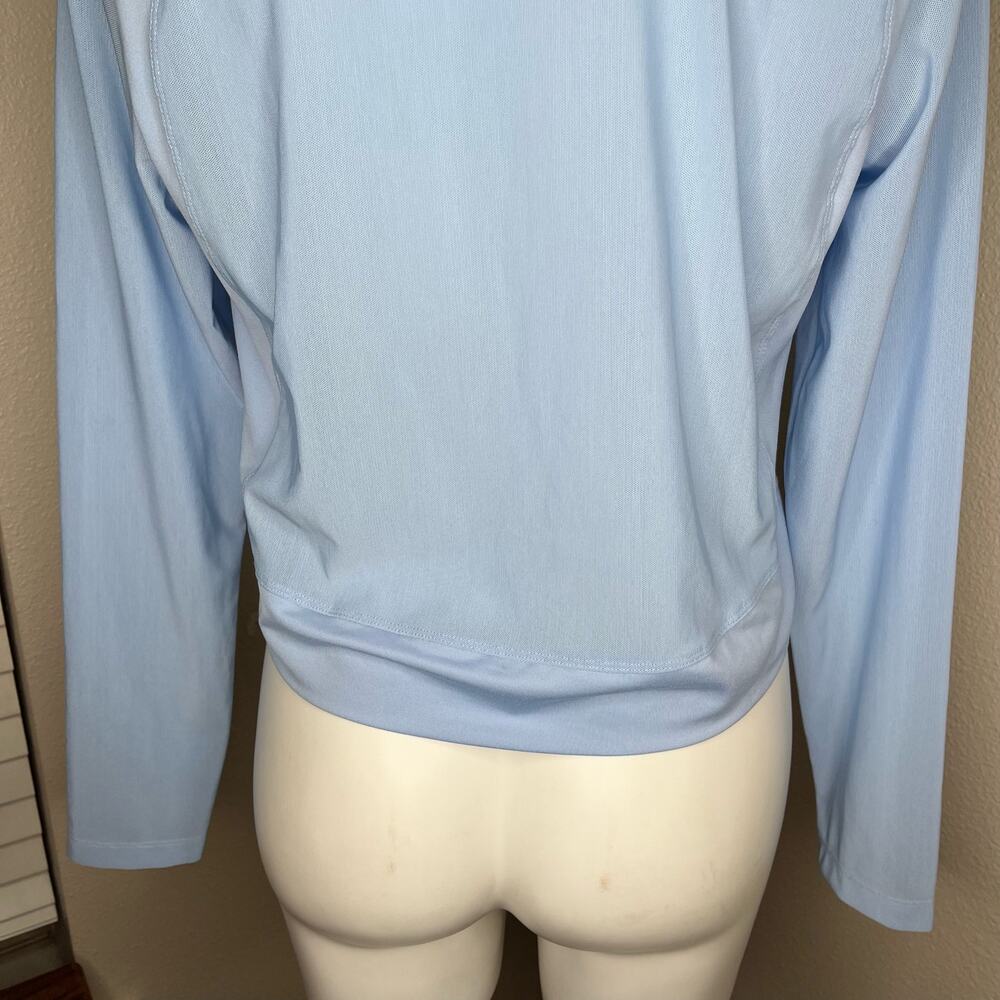 ADIDAS Women’s Long Sleeve Active Top Light Blue Size Medium - Picture 6 of 8